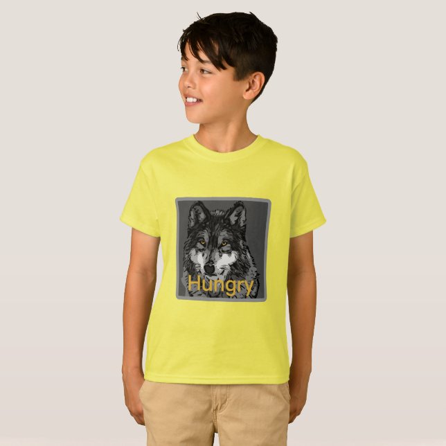Faminto - Camiseta Básica Infantil (Frente Completa)