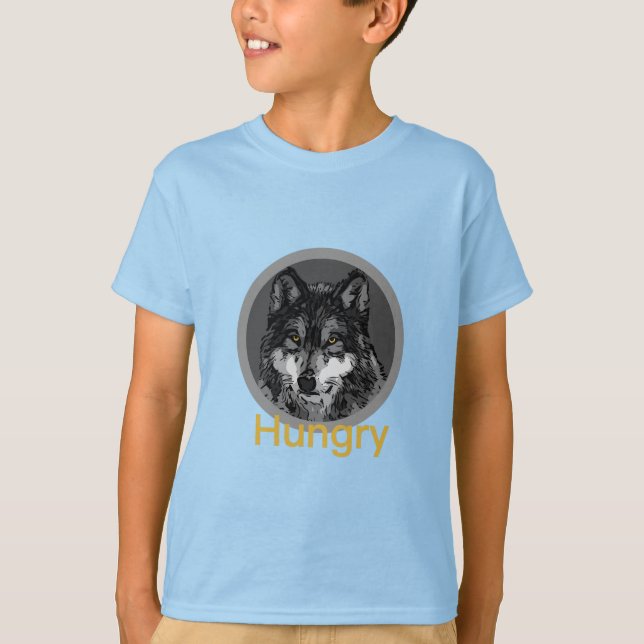 Faminto - Camiseta Básica Infantil (Frente)