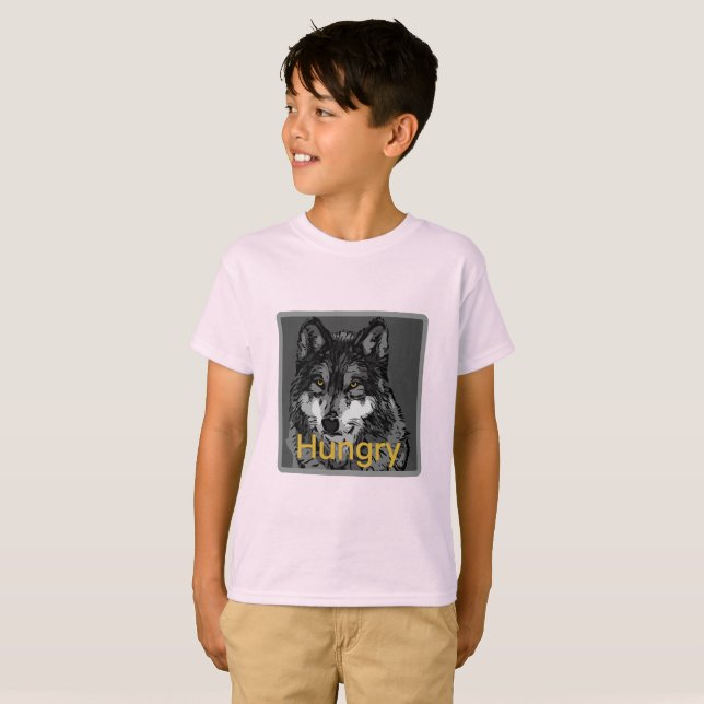 Faminto - Camiseta Básica Infantil (Frente Completa)
