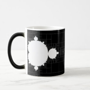 Famoso Mandelbrot colocou branco na caneca preta d