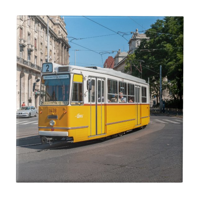 Famoso Tramway 2 em Budapeste, Hungria (Frente)