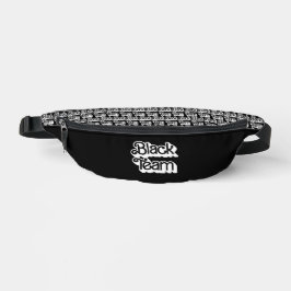 Fanny Pack da Equipe Preta da Guerra Cores