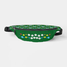 Fanny Pack da Equipe Verde da Guerra de Cores
