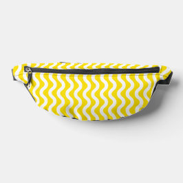 Fanny Pack de ondas amarelas