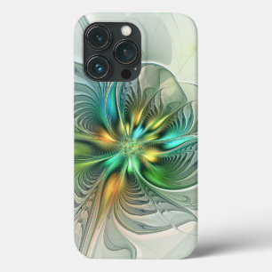 Fantasia Abstrata Moderna Colorida Floral Fractal