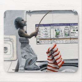 Fantasia Art Mousepad do Crime Criminal de Pesca