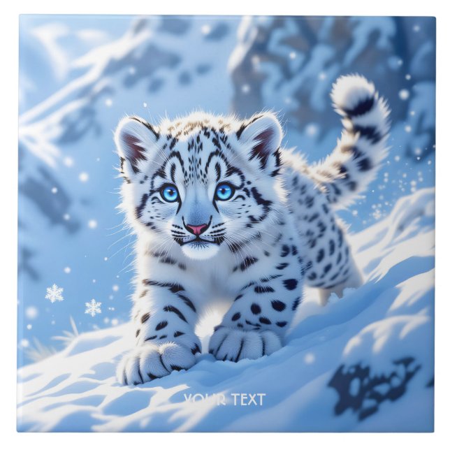 Fantasia Bebe Leopardo de Neve Fofo (Frente)