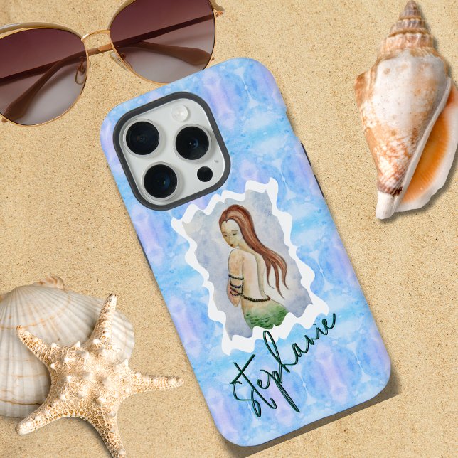 Fantasia Boho Personalizada Sereia Azul Turquesa (Criador carregado)