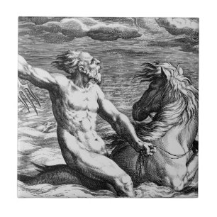 Fantasia de arte antiga poseidon