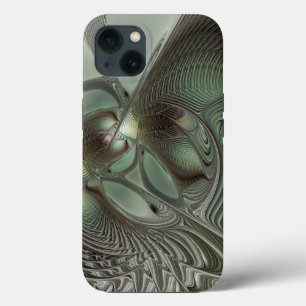 Fantasia de Arte Fractal da Cinza Olive Sage