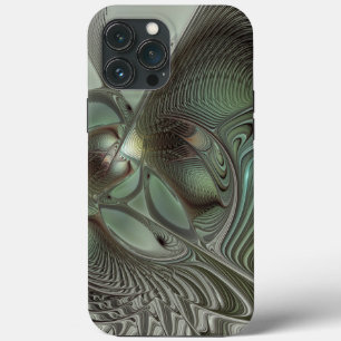 Fantasia de Arte Fractal da Cinza Olive Sage