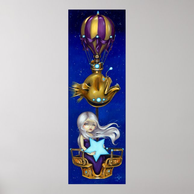 Fantasia de fada de IMPRESSÃO steampunk da Noite C (Frente)