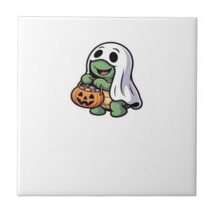 Fantasia de Fantasma de Tartaruga Fofa � Camiseta