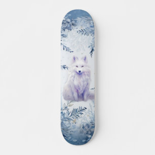 Fantasia de Skate Deck de Raposa Branca de Inverno