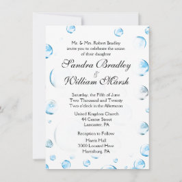 Fantasia Divertida Bolas Convite de Casamento