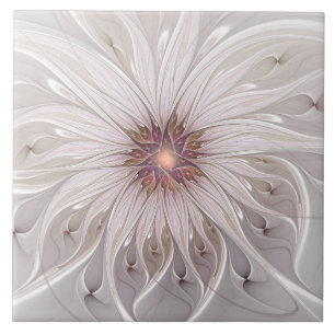 Fantasia Floral, Flor Abstrata Moderna Pastel
