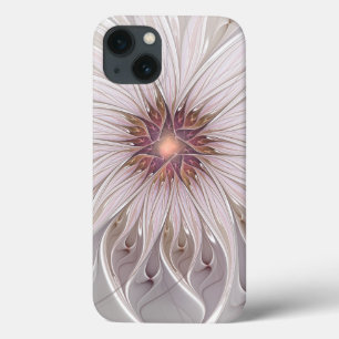 Fantasia Floral, Flor Abstrata Moderna Pastel