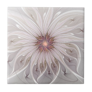 Fantasia Floral, Flor de Pastel Moderna Abstrata