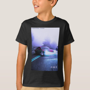 fantasia montanhosa carro esportivo meninos camisa