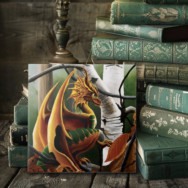 Fantasia Verde Laranja do Outono (Criador carregado)