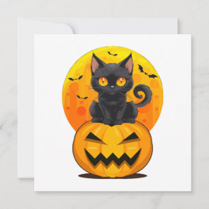 Fantasias de Halloween de Abóbora de Gato Preto 