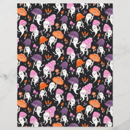 Fantasma Bonita do Halloween com Papel Scrapbook d