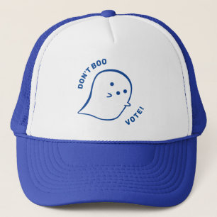 Fantasma Bonita Não Boo, Vote! Boné Trucker
