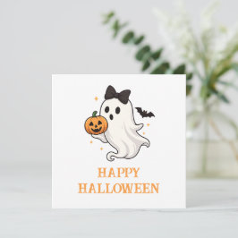 Fantasma Bonito com Arco e Pumpkin | Dia das Bruxa