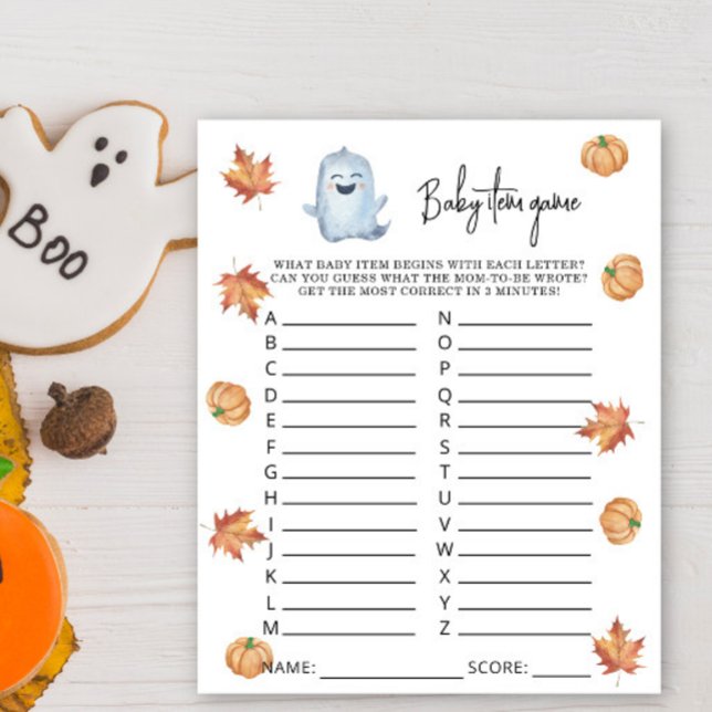 Fantasma bonito - Jogo de Item Bebê. Jogo do chá d (Criador carregado)