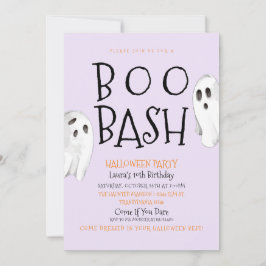 Fantasma, Boo Bash Halloween Convite