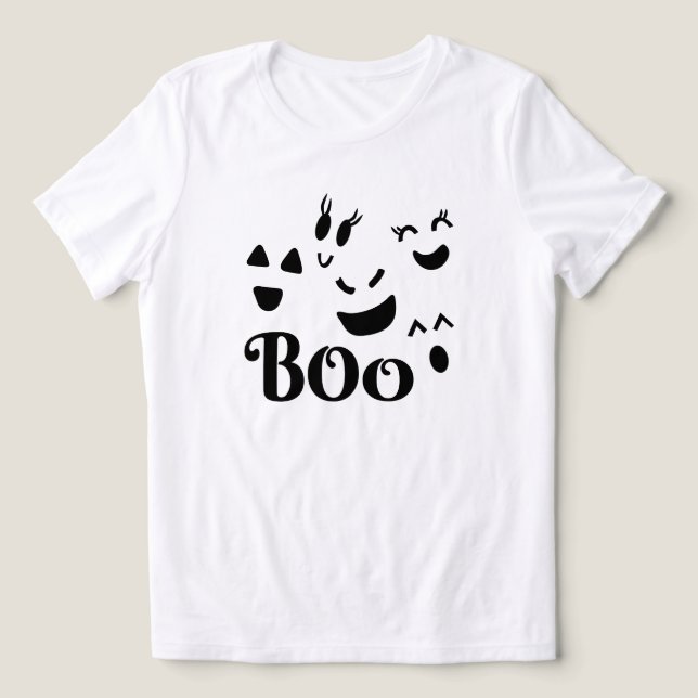 Fantasma Boo Dia das Bruxas (Design frontal)