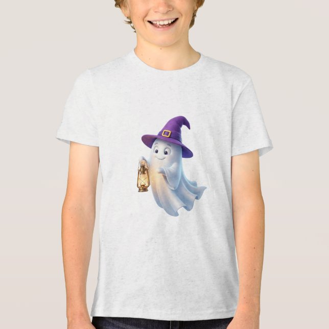 Fantasma com Desenho Assustador de Lanterna de Hal (Frente)