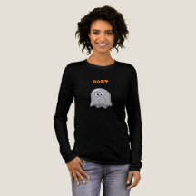 Fantasma Confuso Diz "Oob?" Desenho Animado Divert