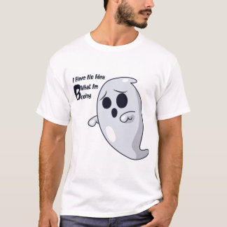 Fantasma Da Camiseta Clássica De Desaprovação
