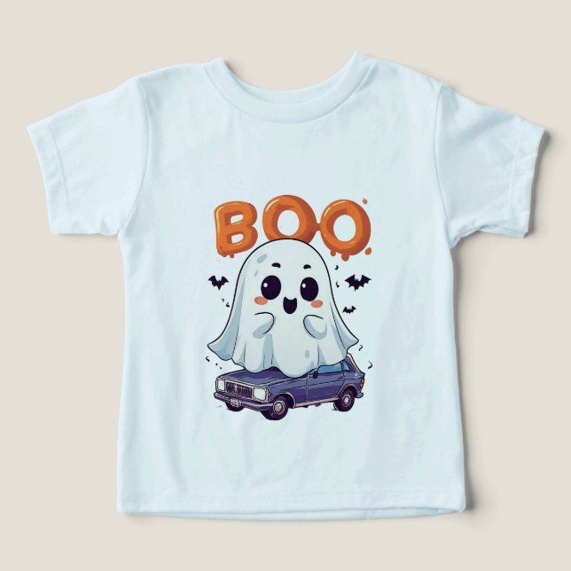 Fantasma de desenho animado Halloween design para  (Design frontal)