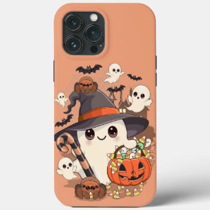 Fantasma de Halloween Fofo Estilo Kawaii