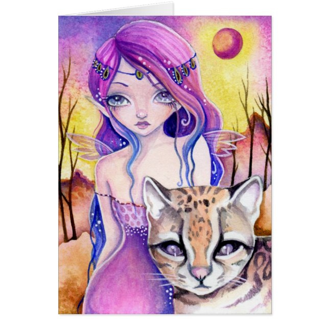 Fantasma de Luna - cartão vazio (Frente)