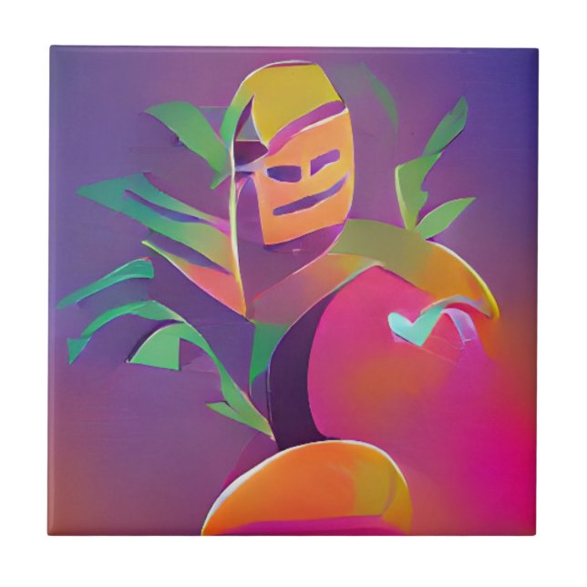 Fantasma de uma arte digital abstrato de picolé de (Frente)