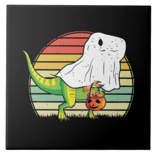 Fantasma Divertido Dinossauro Halloween