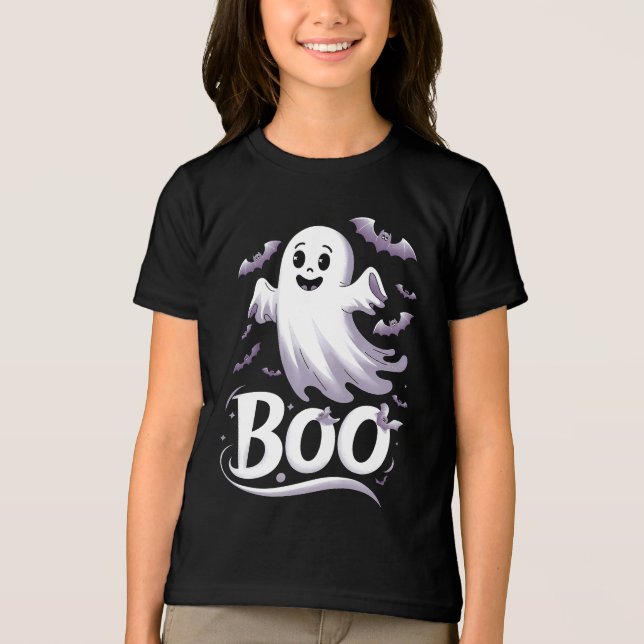 Fantasma e Morcegos "Boo Halloween" (Frente)