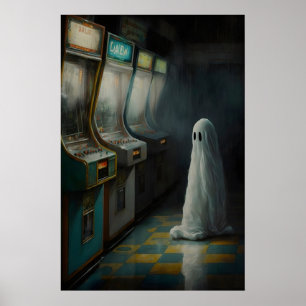 Fantasma em uma Fliperama Abandonada, Poster de No