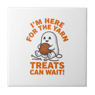 Fantasma Engraçado de Tricô Design de Gravura Vint