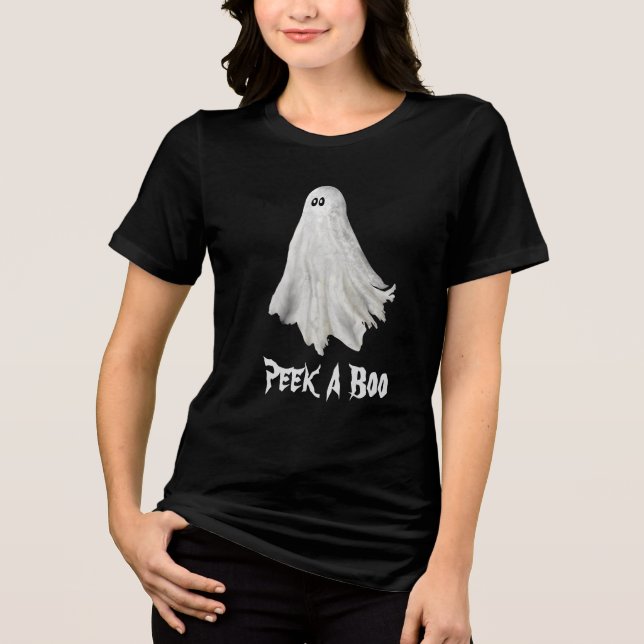 Fantasma Engraçado Do Passado De Halloween (Frente)