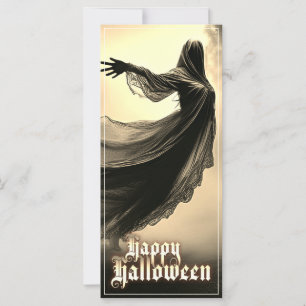 Fantasma Feminino Negro no Inferno - Halloween