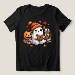 Fantasma Fofo Leitores de Livros Halloween