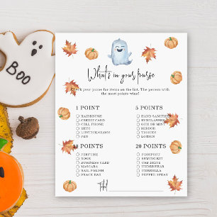 Fantasma fofo - O que tem na sua bolsa baby shower