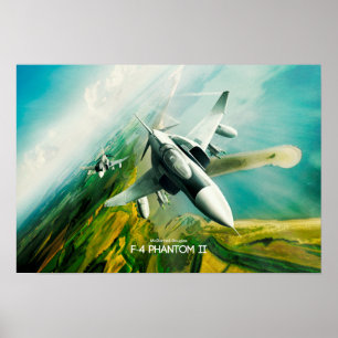 Fantasma II de McDonnell Douglas F-4 do poster