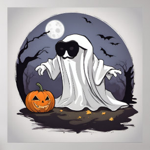 Fantasma - Impressão de Halloween