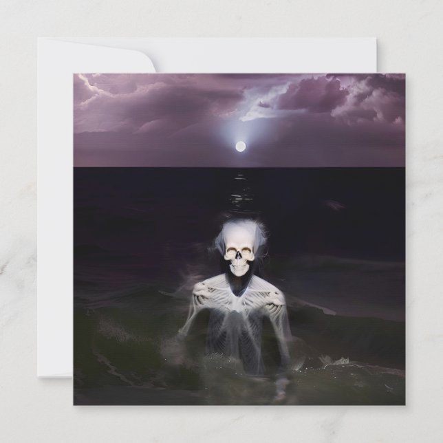 Fantasma no Mar - Pintura a Óleo (Frente)