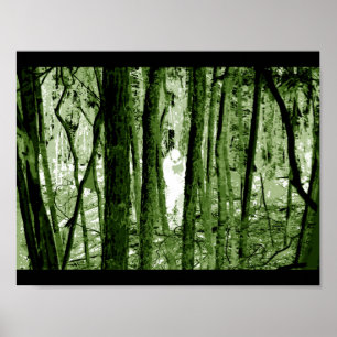 "Fantasma no poster da floresta de Aokigahara" -